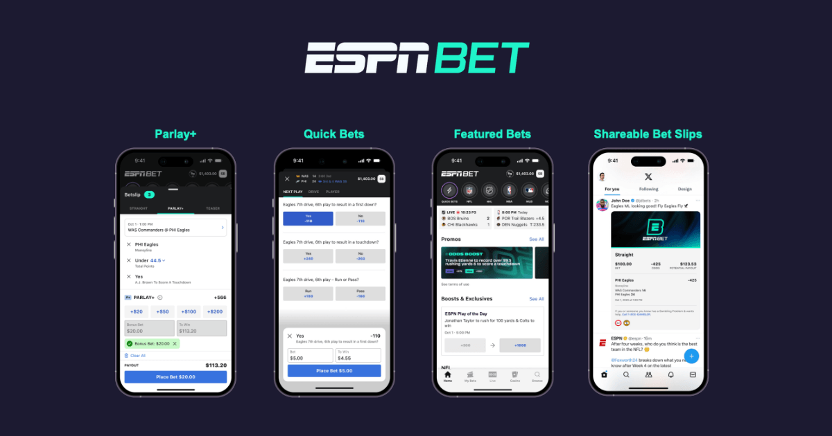 ESPN BET App Bet Anything Get $250 with &#039;GAMBLING&#039; Promo Code Valid in All 17 Legal Betting States