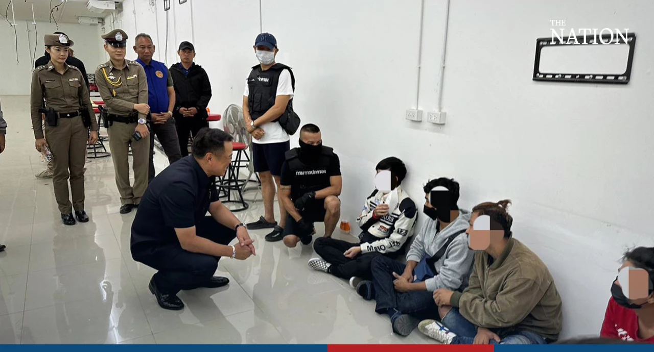 Anutin personally joins raid on gambling dens in Nakhon Ratchasima