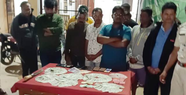 Gambling party busted in Ganjam, two held, equipment seized