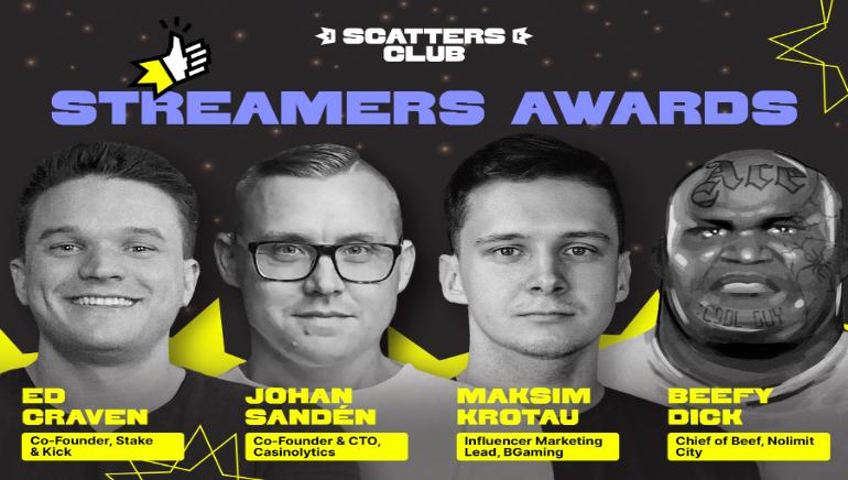 Scatters Club Announces Esteemed Jury for Inaugural Gambling Streamers Awards