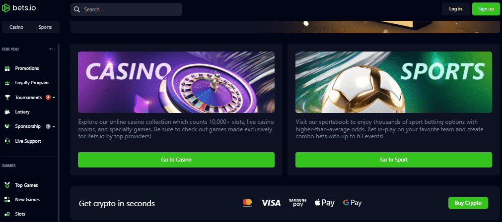 Bets.io Bitcoin Casino