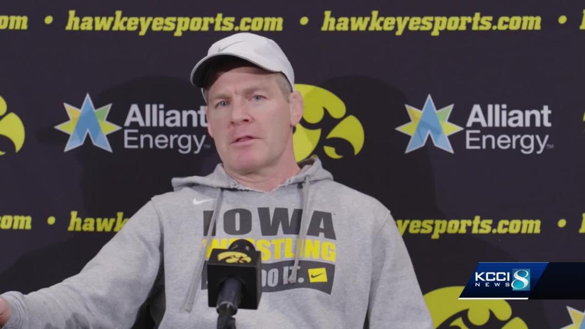 Iowa wrestling coach Tom Brands reacts to latest updates in sports gambling investigation