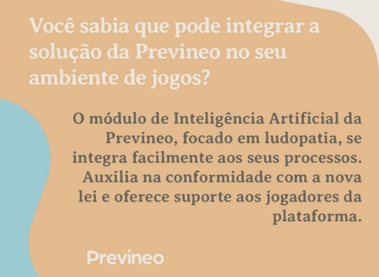 Previneo launches a tool for gambling websites based on AI that aims to identify gambling addiction - ï»¿Games Magazine Brasil