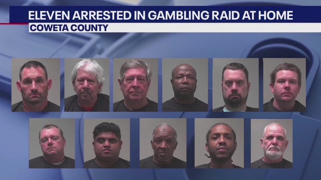 Big gambling bust in Coweta County