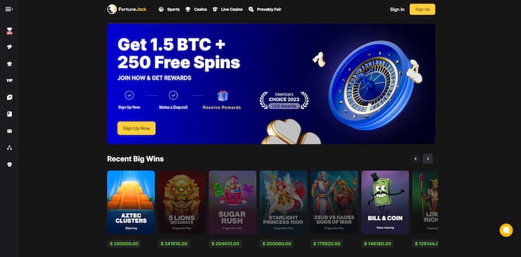 fortunejack Bitcoin and Crypto Casino in Denmark