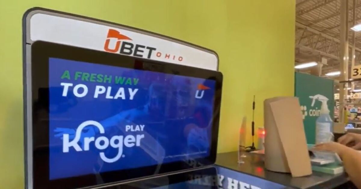 Sports gambling kiosks being installed at Kroger stores across Greater Cincinnati