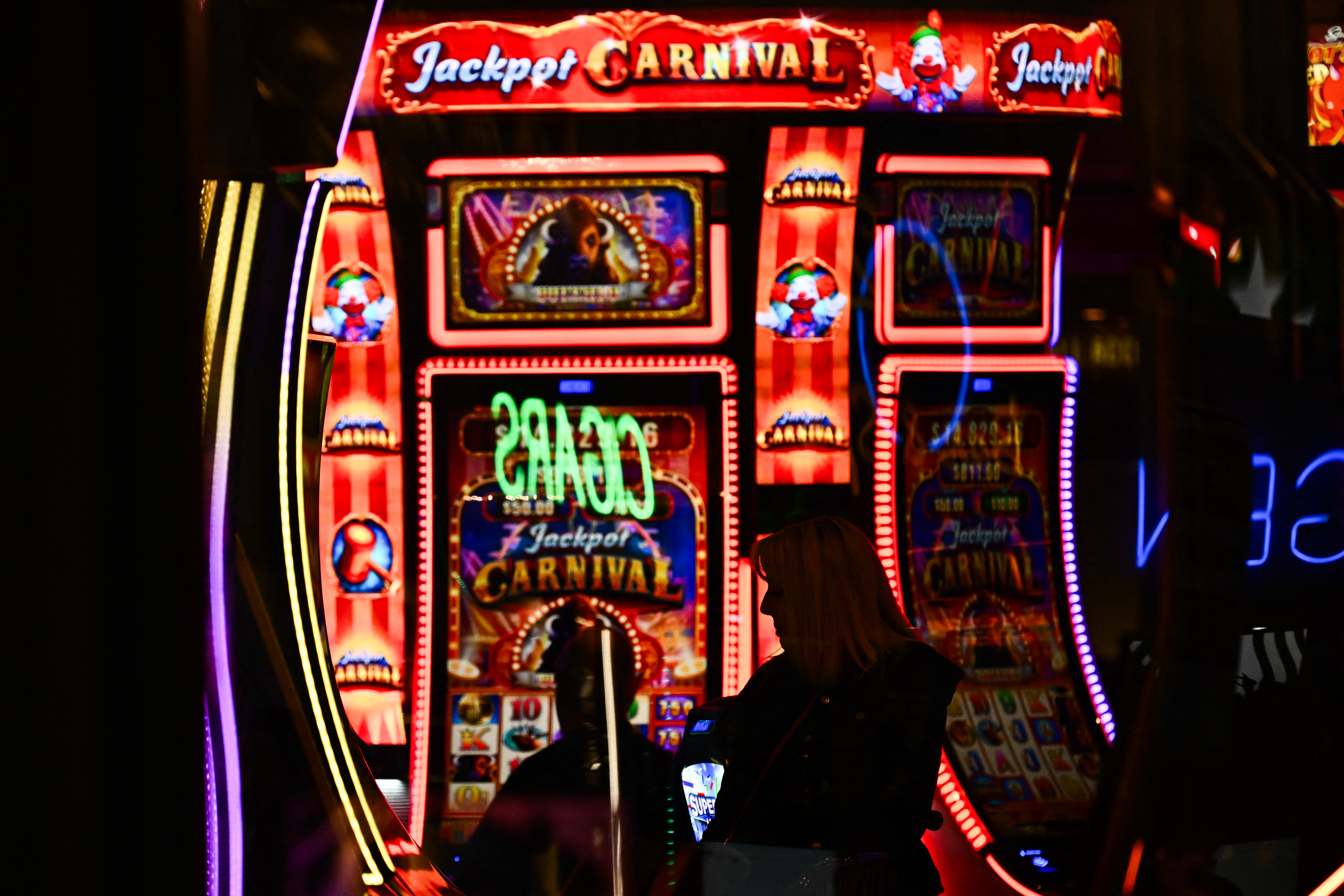 Gambling is everywhere in Las Vegas and the Super Bowl is nearby