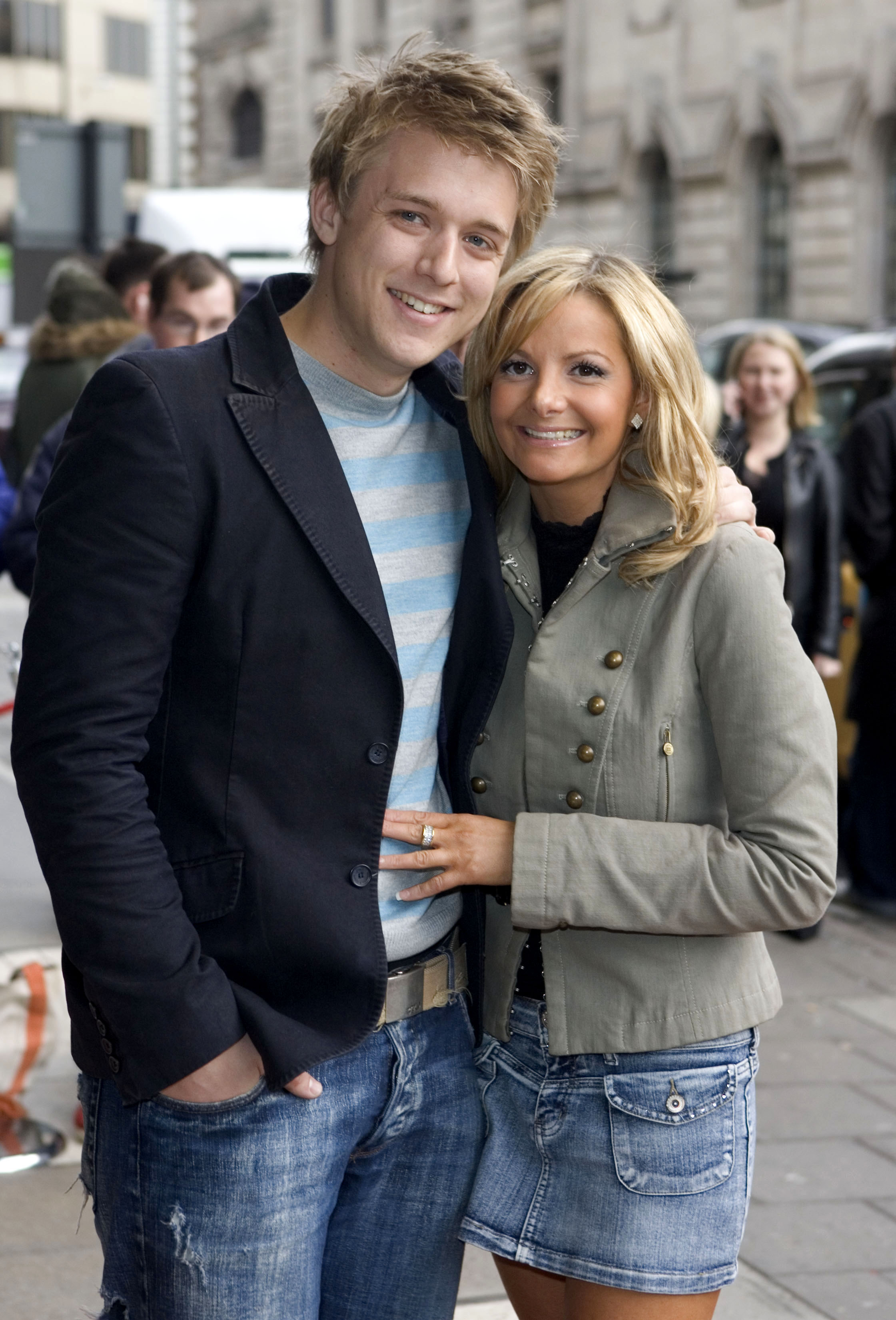 Jonathan with wife Debbie King out in London in 2006