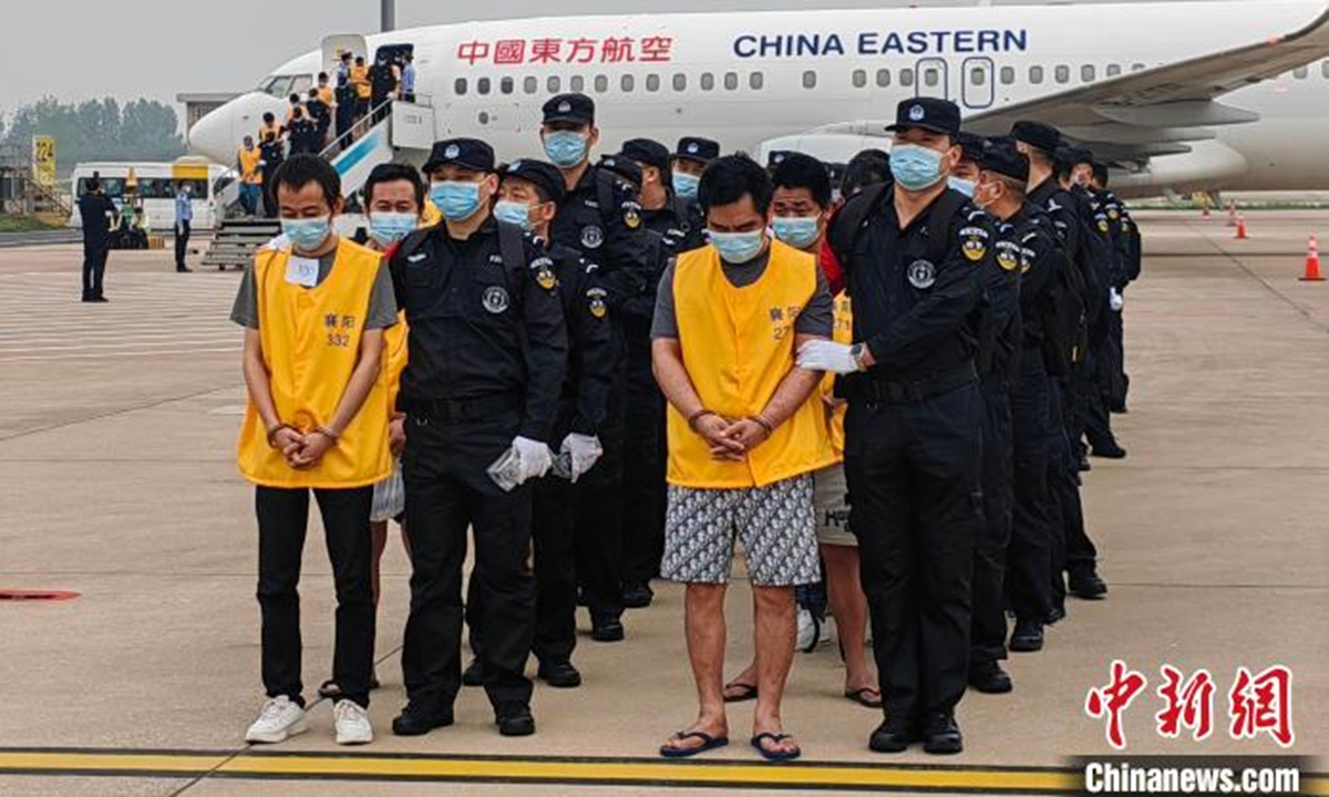 China repatriates 680 gambling, fraud suspects from Cambodia