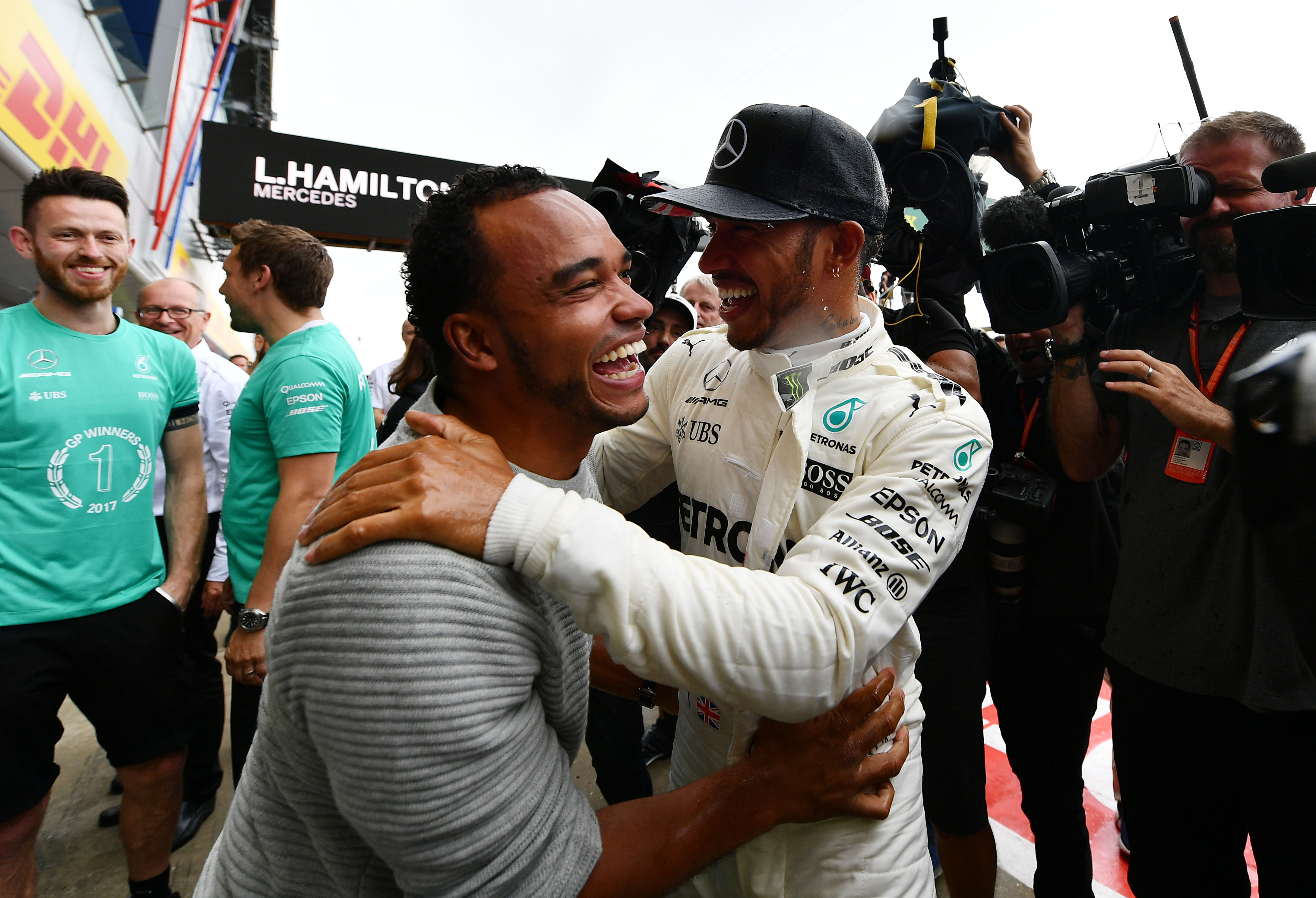 He described Lewis as 'the best human being to ever sit behind the steering wheel of a car'