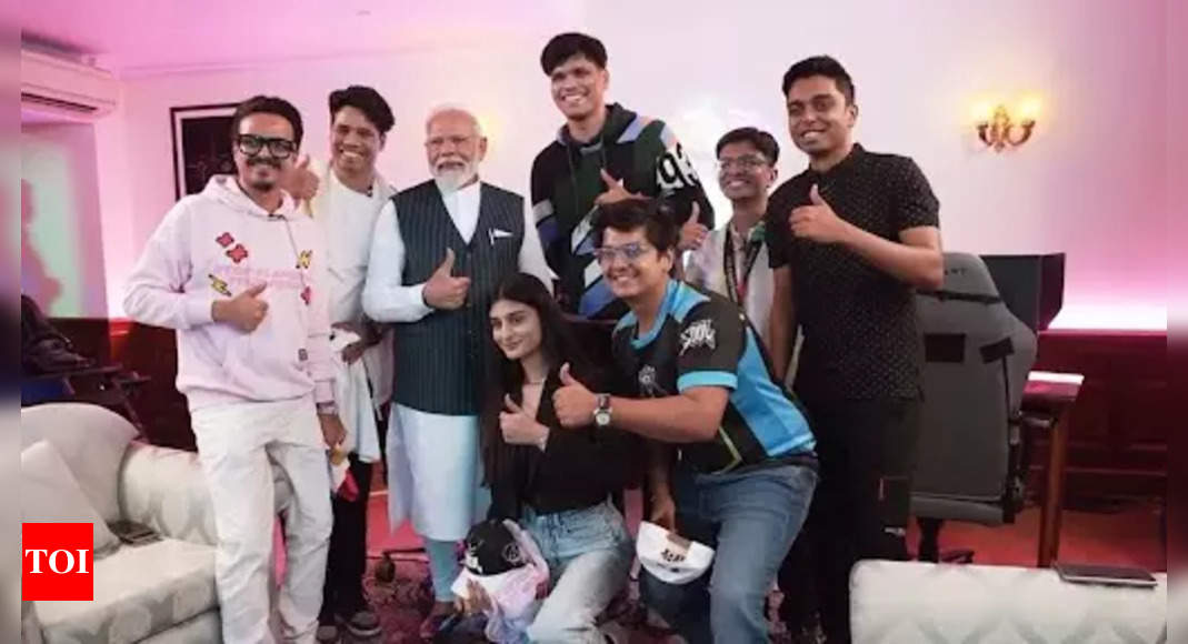 PM Narendra Modi to top Indian gamers: 'Kya aap gaming or gambling ki ladaai face karte hain?' - Times of India