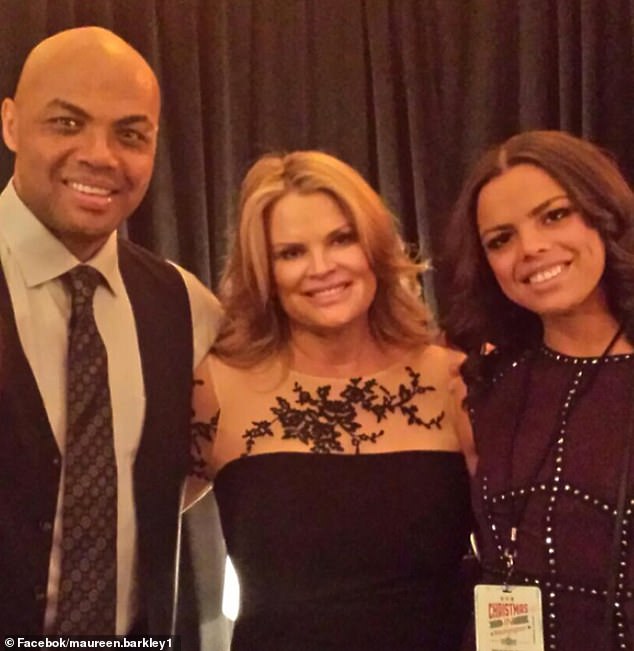 Barkley has been married to his wife Maureen Blumhardt (center) since 1989