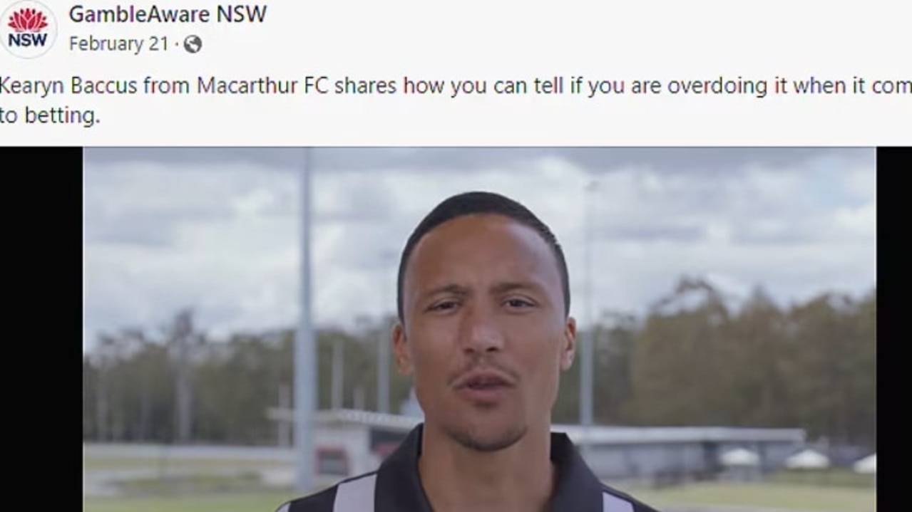 Gambling ad pulled after star player charged