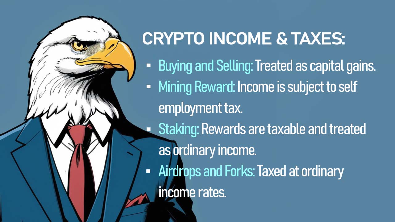 USA Crypto income and Taxes