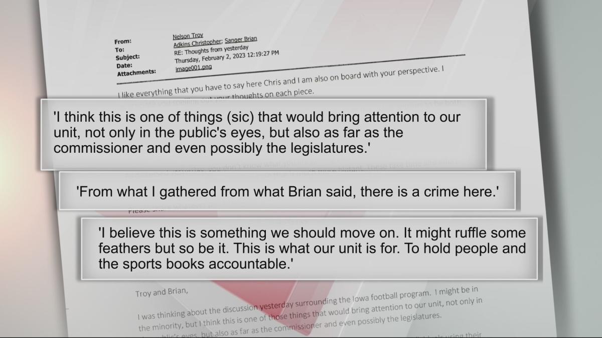 Internal emails reveal motivation, scope of DCI Sports Gambling Investigation