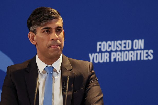 Rishi Sunak, speaking at the Conservatives' General Election manifesto launch