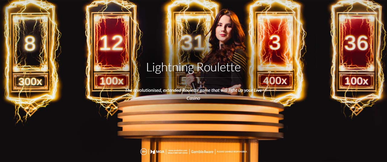 Lightning Roulette by Evolution Gaming