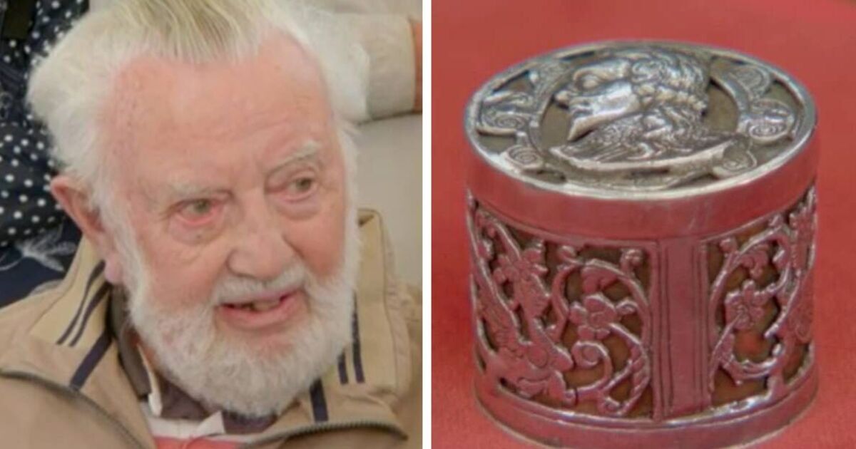 Antiques Roadshow guest requests 'bodyguard' after silver box's value unveiled