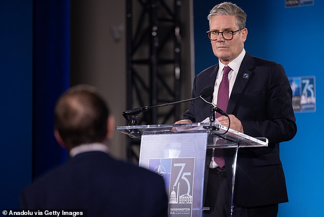 Keir Starmer (pictured at the NATO summit) was warned he is taking a 'dangerous gamble with public safety' as ministers prepare to unveil plans to release thousands of prisoners early