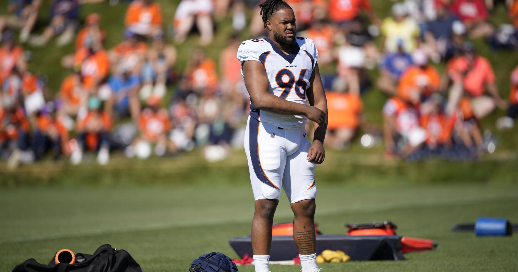 Broncos’ Eyioma Uwazurike on NFL reinstatement from gambling suspension: ‘I’ve learned from this situation’