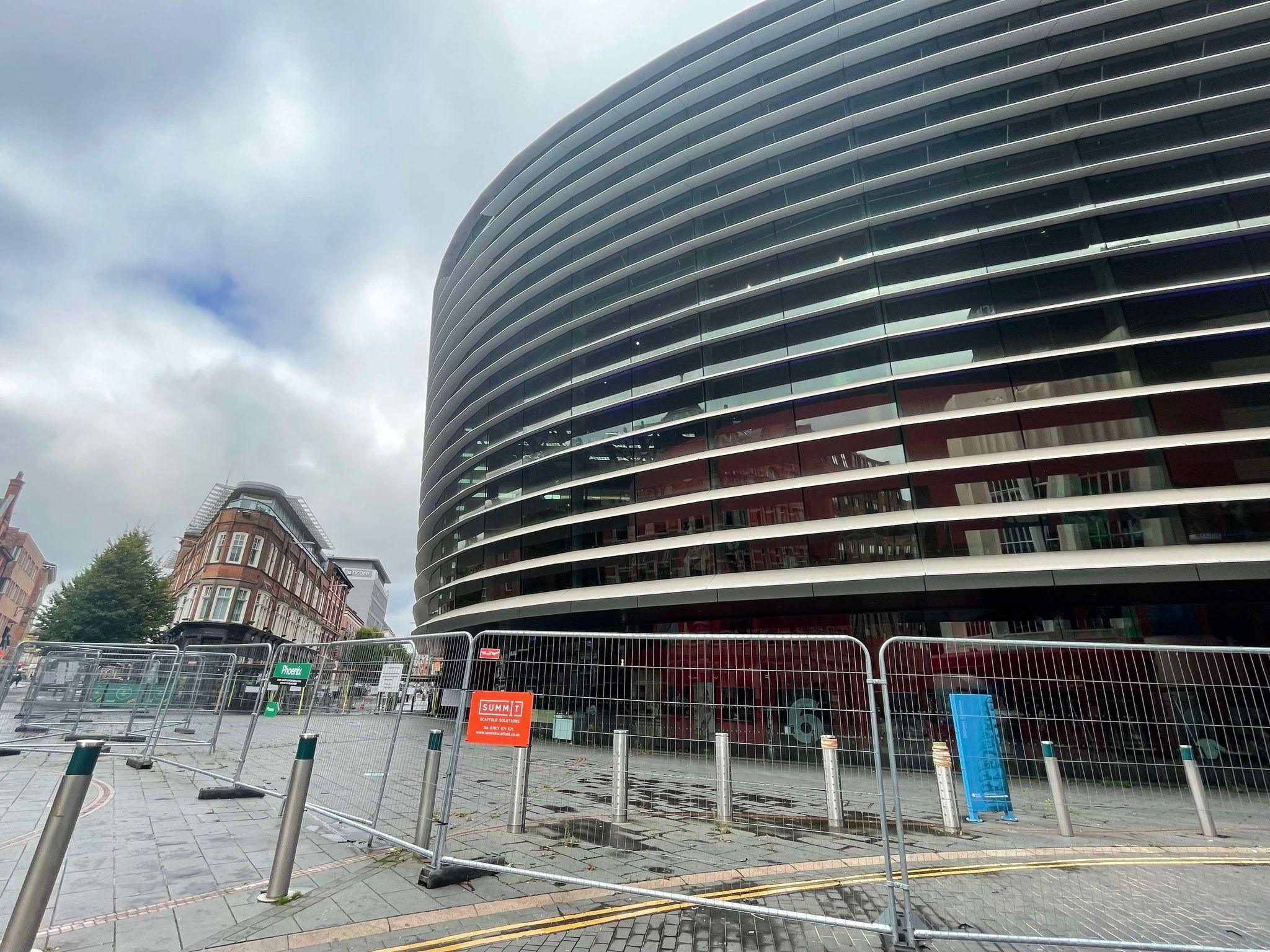 Curve Theatre in Orton Square, Leicester