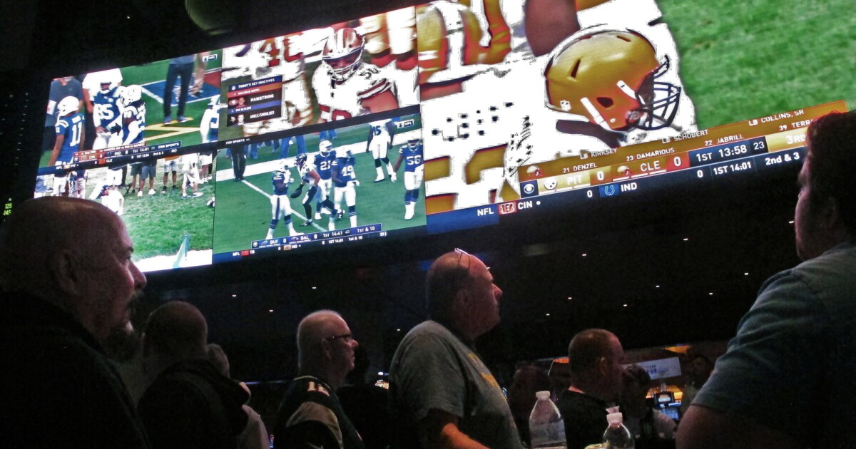 Gambling on NFL games expected to reach a record $35 billion this season