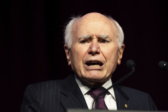 Former prime minister John Howard has called for a total ban on gambling advertising.