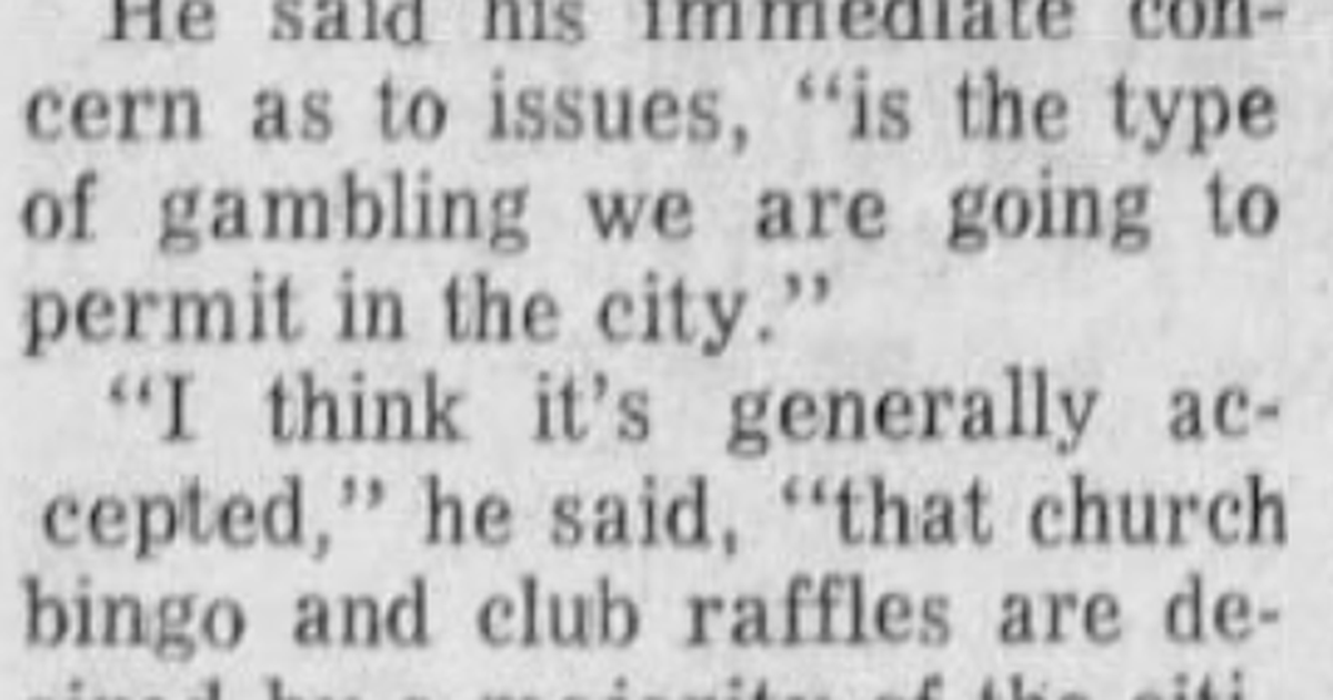 50 years ago in Expo history: With talk of post-fair entertainment ongoing, a debate on gambling arose