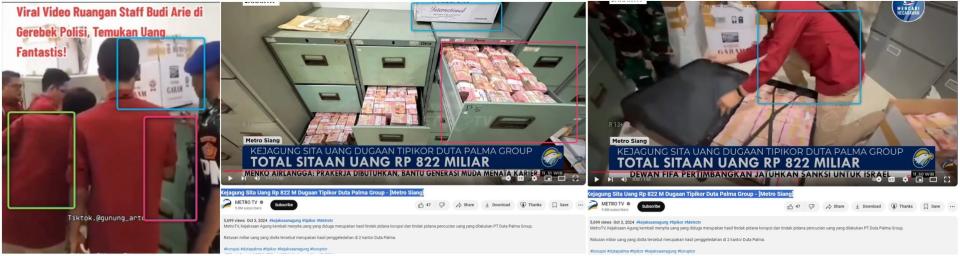 Footage of $50-million seizure falsely linked to Indonesia gambling bribery case