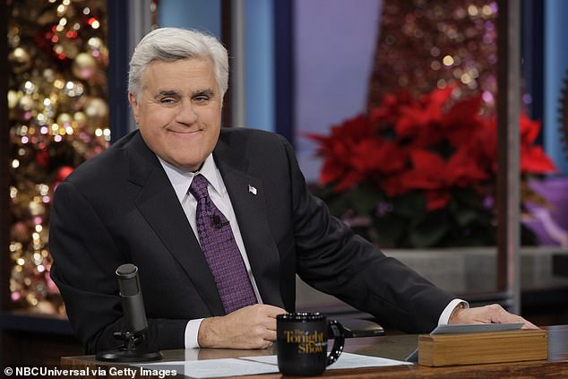 The TV icon is pictured hosting The Tonight Show with Jay Leno in 2011