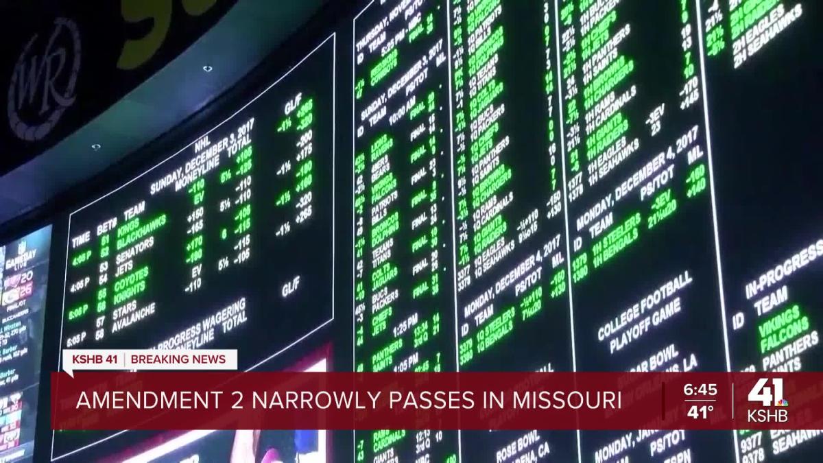 Missouri voters pass Amendment 2, legalize sports gambling in narrow race