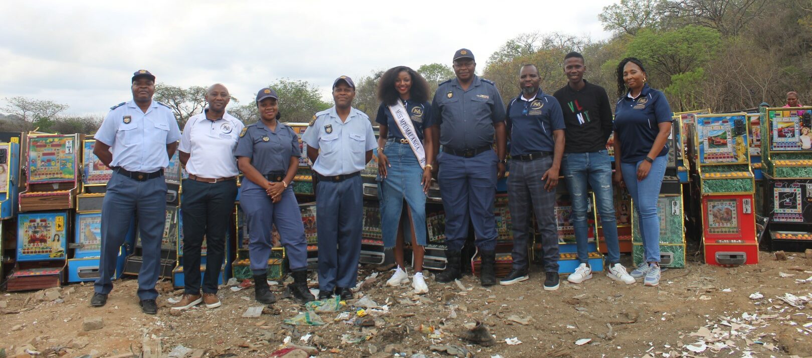 WATCH | MER confiscates and destroys illegal gambling machines in Tekwane West | Mpumalanga News