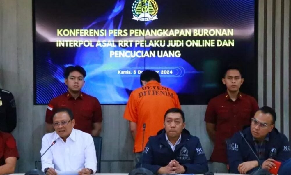 Indonesia arrests Chinese national sought for laundering US$18M from gambling group