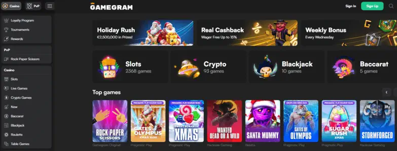 Gamegram crypto casino