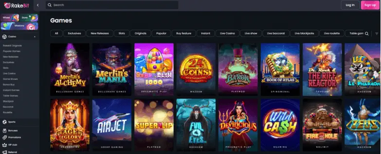 Rakebit crypto casino