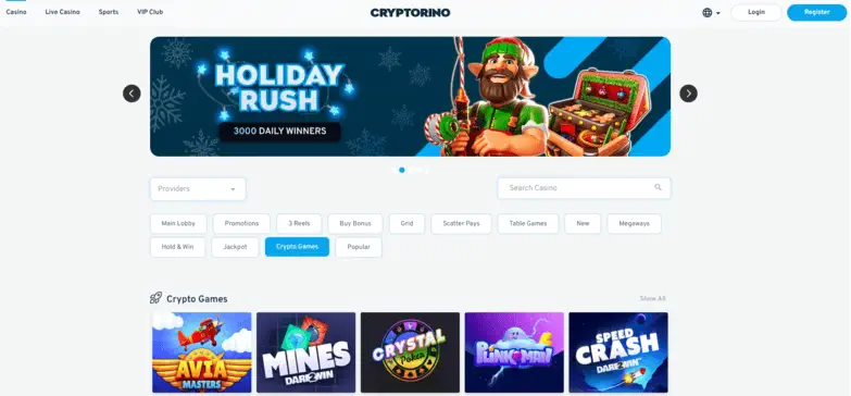 Cryptorino crypto casino