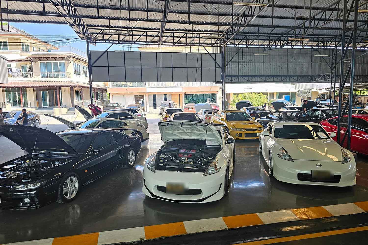 Some of the impounded cars (photo: CCIB)