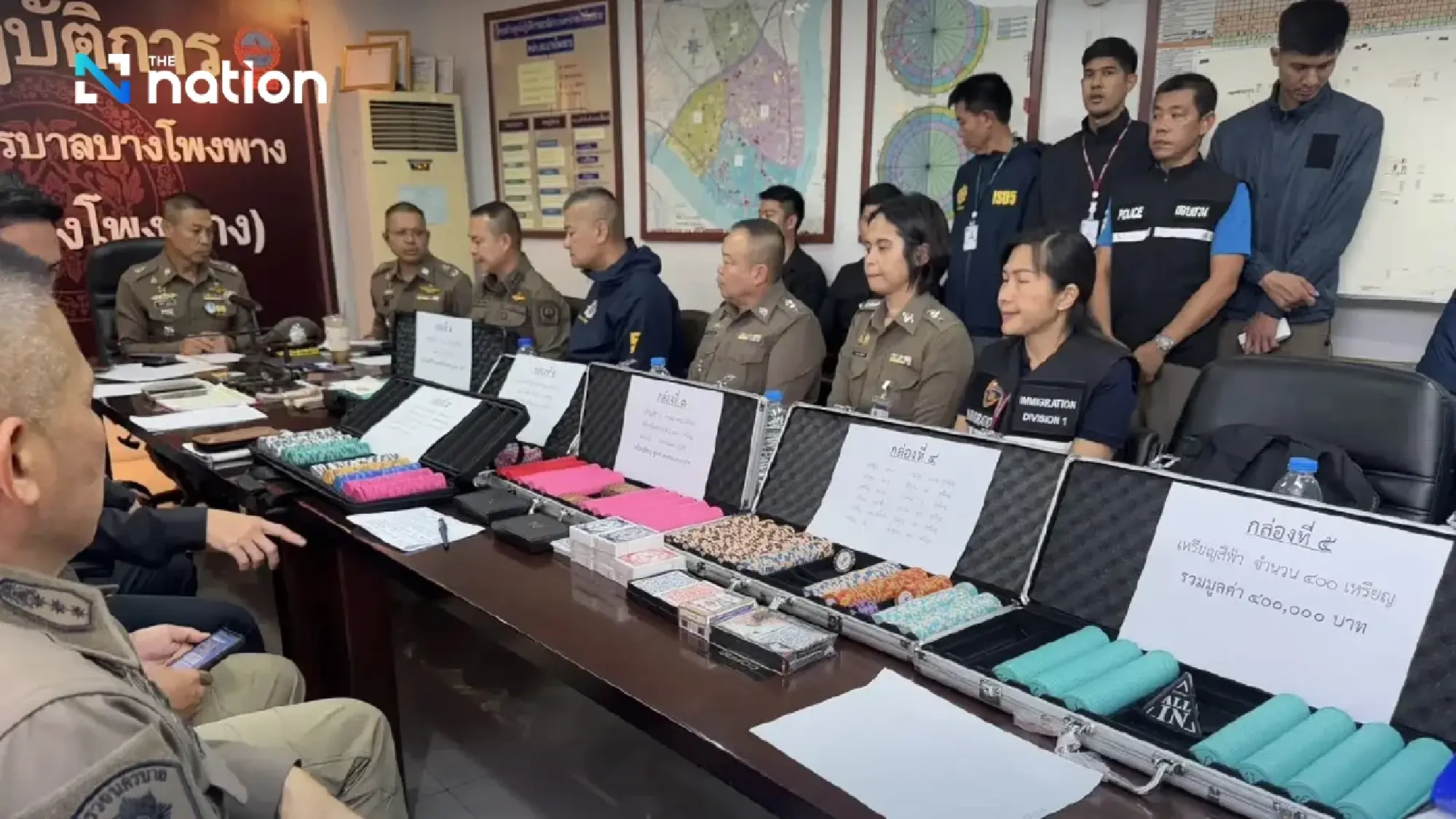 12 foreigners arrested for gambling following raid on Bangkok building