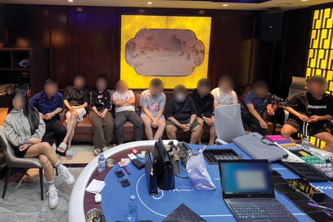 2 Singaporeans among 12 foreigners arrested in Bangkok gambling den