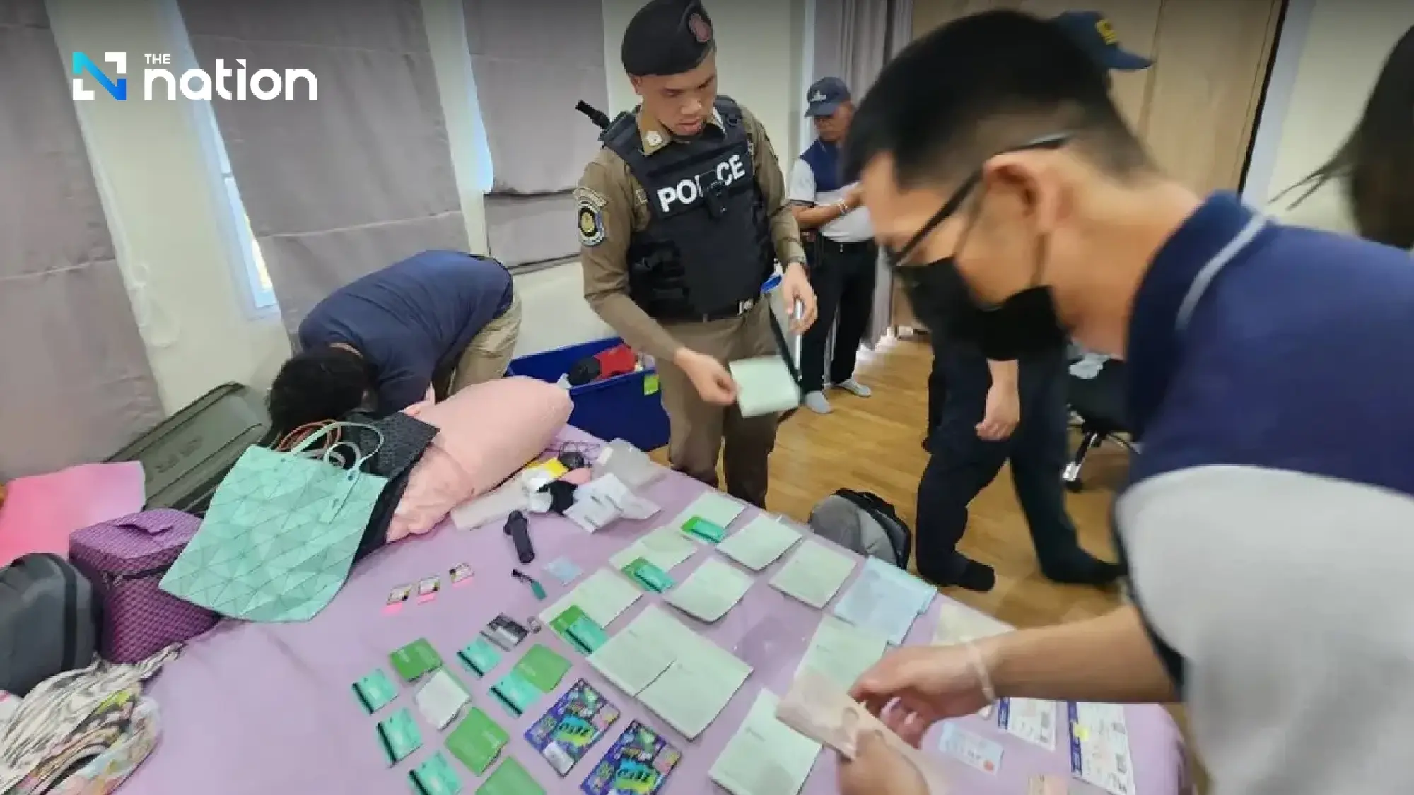 CCIB busted two major online gambling rings in Bangkok, worth 11 billion baht