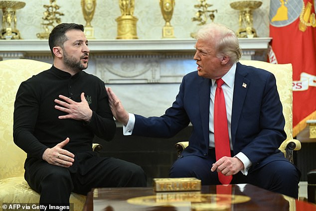 President Donald Trump and Ukraine's President Volodymyr Zelensky's meeting in the Oval Office became a shouting match