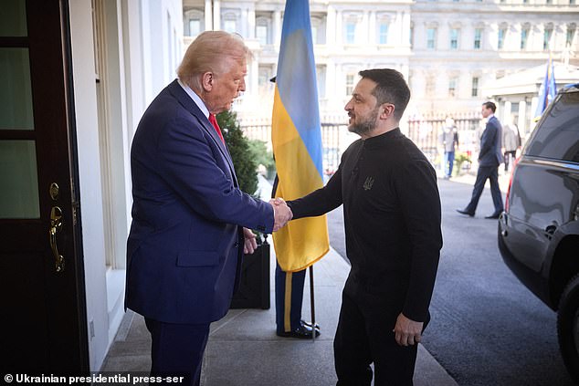 The day started off pleasantly: President Donald Trump welcomed Ukraine's President Volodymyr Zelensky to the White House